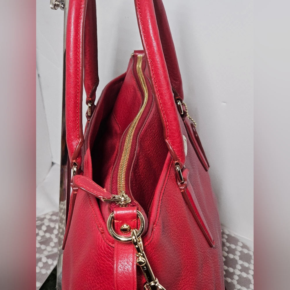 EUC Coach Morgan Satchel Pebble leather Shoulder/Crossbody bag) - Picture 13 of 14